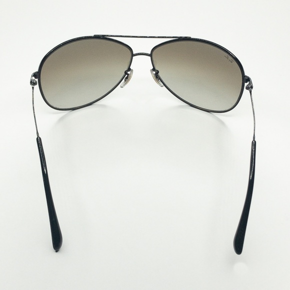 Ray Ban Black Aviator Sunglasses - Picture 3 of 8